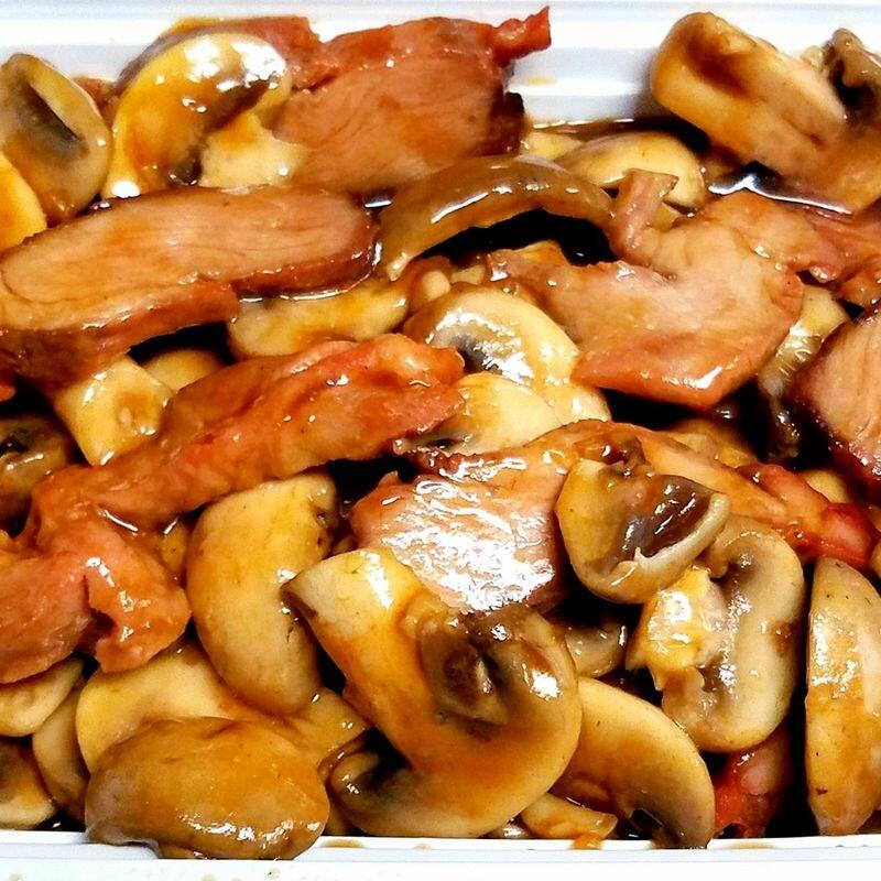 Roast Pork Fresh Mushroom