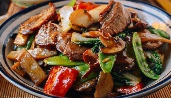 Roast Pork with Mixed Vegetables (L)