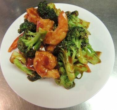 Shrimp with Broccoli (L)
