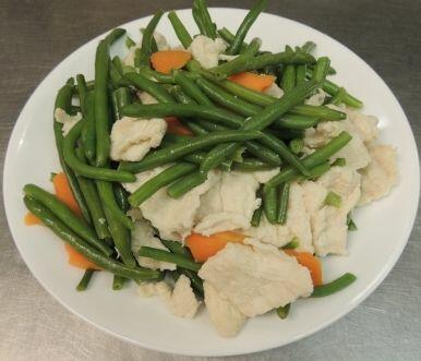Steamed Chicken with String Bean