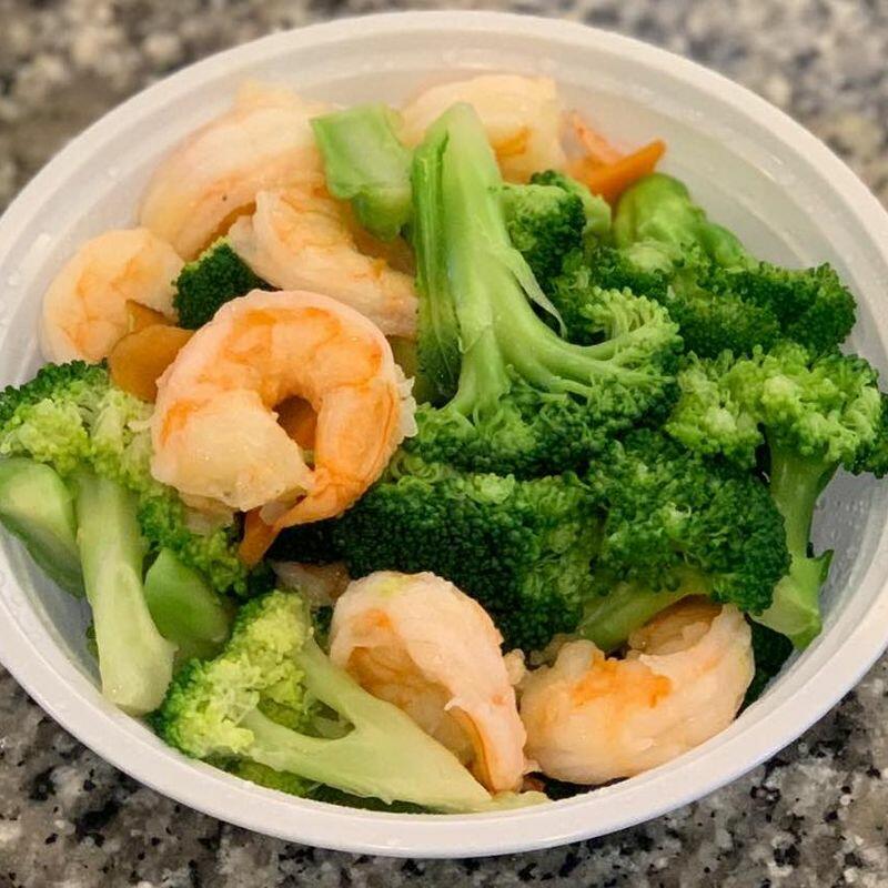 Steamed Shrimp Broccoli