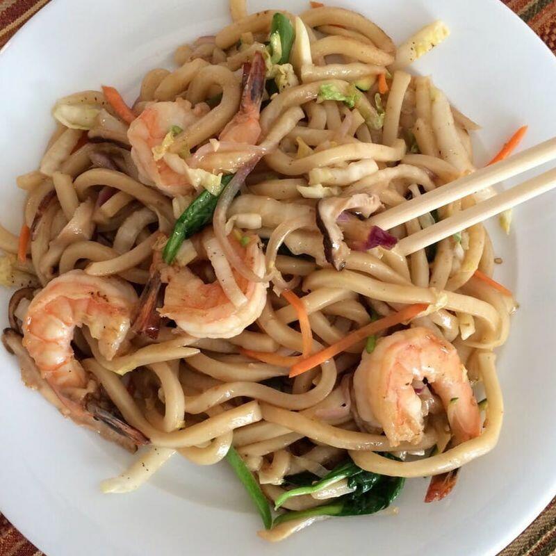 Shrimp Udon Noodles